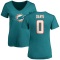 Women's Daewood Davis Name & Number Slim Fit T-Shirt - Aqua