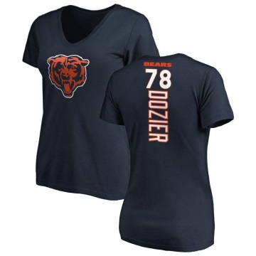 Women's Dakota Dozier Backer Slim Fit T-Shirt - Navy