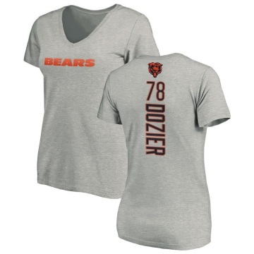 Women's Dakota Dozier Backer V-Neck T-Shirt - Ash