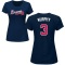 Women's Dale Murphy Name & Number T-Shirt - Navy