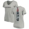 Women's Damon Hazelton Backer V-Neck T-Shirt - Ash