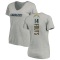 Women's Dan Fouts Name & Number Slim Fit V-Neck T-ShirtHeather - Gray
