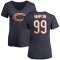 Women's Dan Hampton Name & Number Slim Fit T-Shirt - Navy