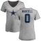 Women's D'Angelo Mandell Name & Number T-Shirt - Ash