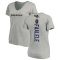 Women's Daniel Faalele Backer V-Neck T-Shirt - Ash