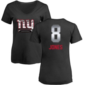 Women's Daniel Jones Midnight Mascot T-Shirt - Black