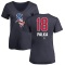 Women's Daniel Palka Name and Number Banner Wave V-Neck T-Shirt - Navy