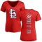 Women's Daniel Ponce de Leon Backer Slim Fit T-Shirt - Red