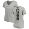 Women's Daniel Thomas Backer V-Neck T-Shirt - Ash