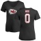 Women's Daniel Wise Name & Number Slim Fit T-Shirt - Black