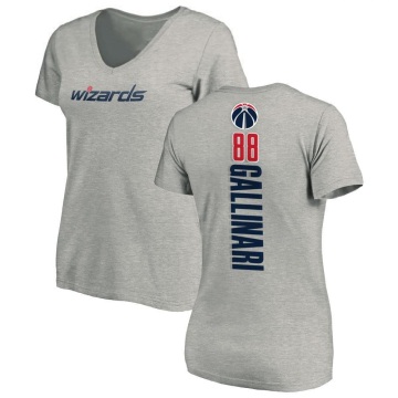 Women's Danilo Gallinari Backer T-Shirt - Ash