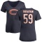 Women's Danny Trevathan Name & Number Slim Fit T-Shirt - Navy