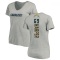 Women's Darius Harper Name & Number Slim Fit V-Neck T-ShirtHeather - Gray