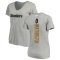 Women's Darnell Washington Backer V-Neck T-Shirt - Ash