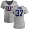 Women's Darren Evans Name & Number Slim Fit T-Shirt - Ash
