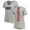 Women's Darrian Beavers Backer V-Neck T-Shirt - Ash