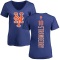 Women's Darryl Strawberry Backer Slim Fit T-Shirt - Royal