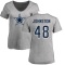 Women's Daryl Johnston Name & Number T-Shirt - Ash