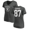 Women's Dave Casper One Color T-Shirt - Ash
