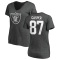 Women's Dave Casper One Color T-Shirt - Ash