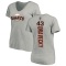 Women's Dave Dravecky Backer Slim Fit T-Shirt - Ash