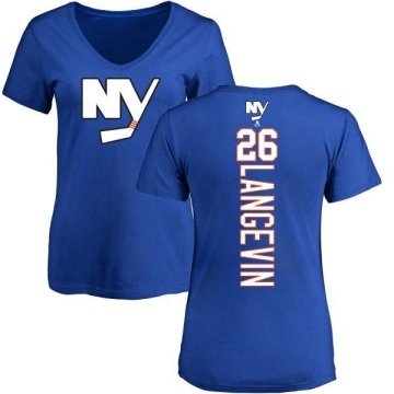 Women's Dave Langevin Backer T-Shirt - Royal
