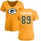 Women's Dave Robinson Name & Number Slim Fit T-Shirt - Gold