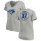 Women's Dave Stieb RBI Slim Fit V-Neck T-Shirt - Heathered Gray