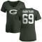 Women's David Bakhtiari Name & Number Slim Fit T-Shirt - Green