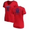 Women's David Clyde RBI Slim Fit V-Neck T-Shirt - Red