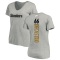 Women's David DeCastro Backer V-Neck T-Shirt - Ash