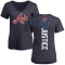 Women's David Justice Backer Slim Fit T-Shirt - Navy