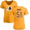 Women's David Mayo Name & Number Slim Fit T-Shirt - Gold