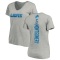 Women's David Montgomery Backer V-Neck T-Shirt - Ash