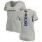 Women's David Ojabo Backer V-Neck T-Shirt - Ash