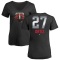 Women's David Ortiz Midnight Mascot V-Neck T-Shirt - Black