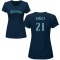 Women's David Segui Name & Number T-Shirt - Navy