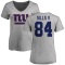Women's David Sills V Name & Number Slim Fit T-Shirt - Ash