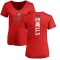 Women's David Wells Backer Slim Fit T-Shirt - Red