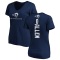 Women's Davis Allen Backer Slim Fit T-Shirt - Navy