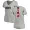 Women's Davis Webb Backer V-Neck T-Shirt - Ash