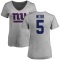 Women's Davis Webb Name & Number Slim Fit T-Shirt - Ash