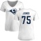 Women's Deacon Jones Name & Number Slim Fit T-Shirt - White