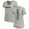 Women's Dean Marlowe Name & Number Slim Fit V-Neck T-ShirtHeather - Gray