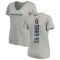 Women's Delarrin Turner-Yell Backer V-Neck T-Shirt - Ash
