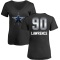 Women's Demarcus Lawrence DeMarcus Lawrence Midnight Mascot T-Shirt - Black