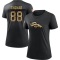 Women's Demaryius Thomas 2020 Salute To Service Performance T-Shirt - Black