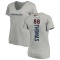 Women's Demaryius Thomas Backer V-Neck T-Shirt - Ash