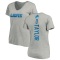 Women's Demetrius Taylor Backer V-Neck T-Shirt - Ash