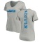 Women's Demetrius Taylor Backer V-Neck T-Shirt - Ash